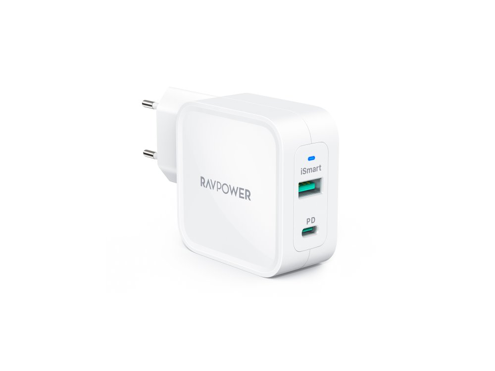 RAVPOWER PD Pioneer 20W 2-Port  Wall Charger photo 